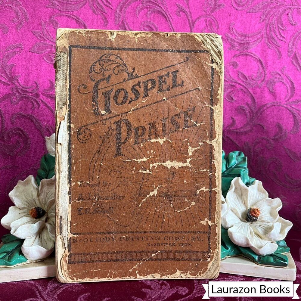 1909 Gospel Praise edited by Showalter & Sewell, Scarce Antique Paperback Hymnal